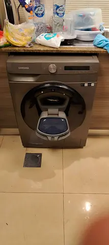 Samsung 9 Kg Front Load Washer With AI Control 1400 RPM With Ecobubble™, 15 Quick Wash Color Silver