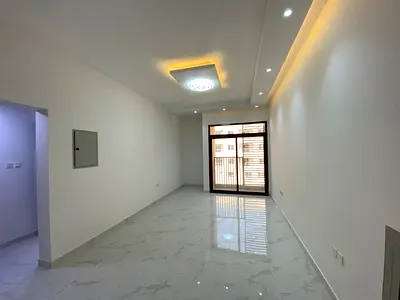 A great opportunity for annual rent in Al Muwaihat 3, Ajman. A one-bedroom apartment, second occupancy, located next to Ajman Academy in a vibrant and