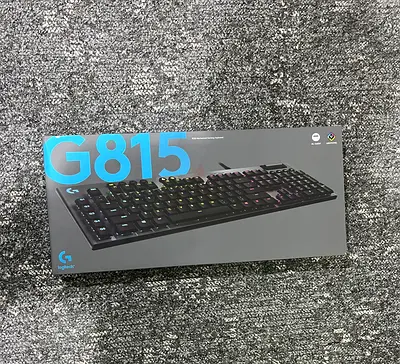 Logitech G815 RGB Mechanical Gaming Keyboard (Boxed, Excellent Condition)