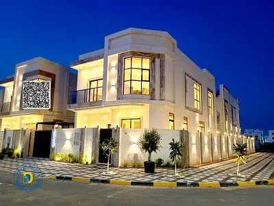 Own a corner villa 5BR in Al Zahia for the price of rent, super deluxe, custom finishing. Bank financing .Freehold