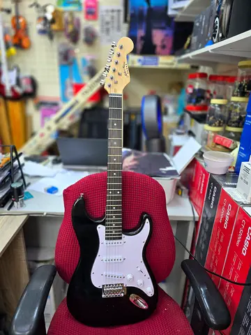 Black Electric Guitar