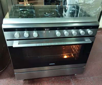 Siemens brand 5 burner gas cooker like new condition perfect working digital display more details co