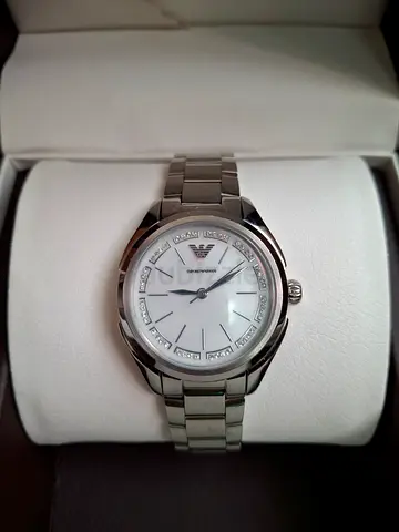 Emporio Armani Mother of Pearl Watch for sale!