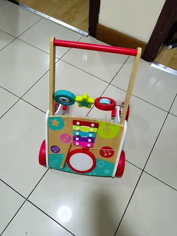 Musical Wooden Push Walker Toy