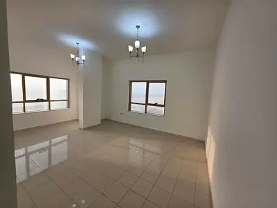 Brand new apartment, second occupancy, three bedrooms and a living room, Ajman Corniche – prime location near the Sharjah and Dubai exit – 3 bathrooms