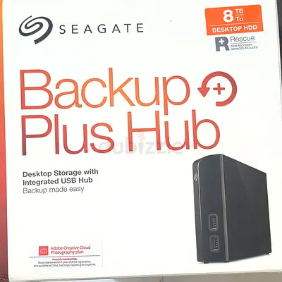 Seagate Backup Plus Hub 8TB External Hard Drive