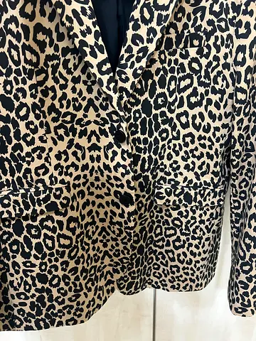 Stylish Leopard Print Blazer
