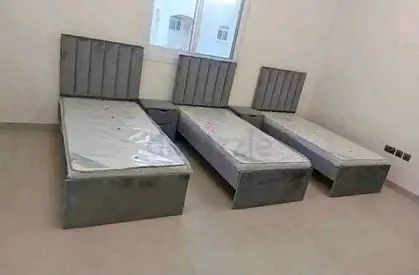 Set of Three Single Beds with Headboards