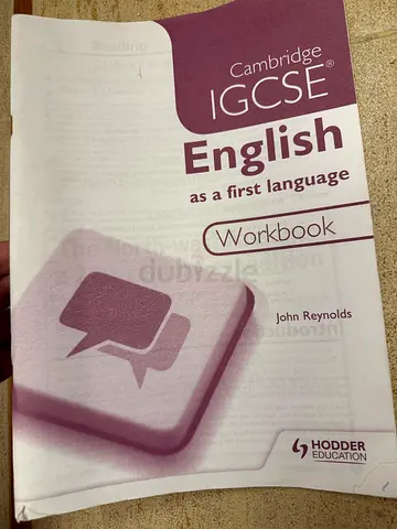Cambridge IGCSE English First Language workbook