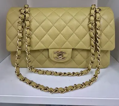Chanel Classic Double Flap Medium Caviar Leather - Microchipped