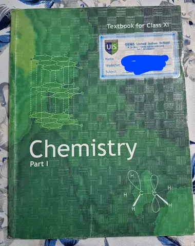 Grade 11 NCERT Chemistry textbook for sale