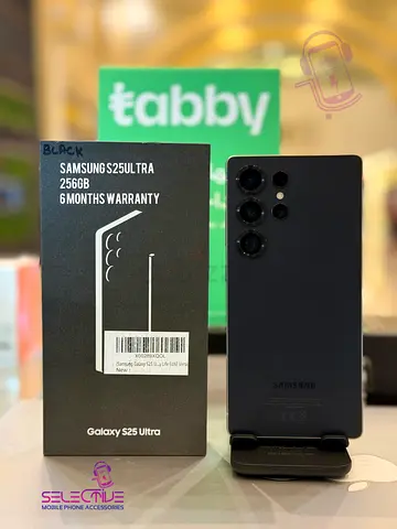 Samsung Galaxy S25 Ultra (256GB) - Black with 6 Months Warranty