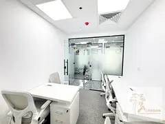 Corporate Offices with Elegant Reception &amp; Lounge Area | Near METRO- SHARAFF DG | Prime Location