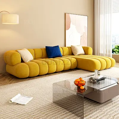 L-Shape Corner Sofa – كنبة زاوية حرف L