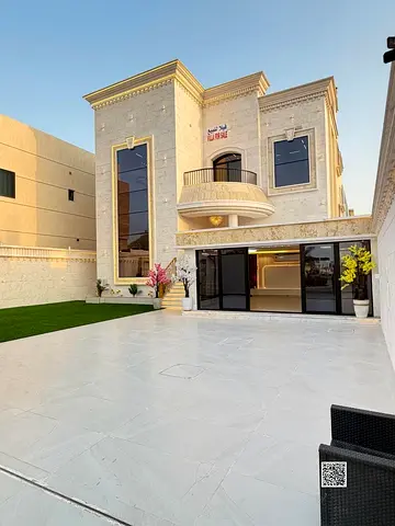 Own your dream villa, two floors and a rooftop residential/commercial property, in Al Muwaihat area, next to the Saudi German Hospital and Ajman Academy, directly from the owner with no down payment a