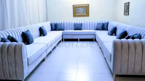 Elegant Fabric Sofa – كنبة قماش أنيقة