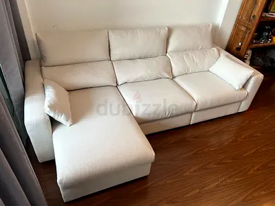 IKEA Esklstuna L Shape Sofa Bed Beige Good condition