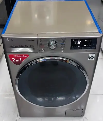 LG trueSteam inverter direct drive 10 kg washer 7 kg combo dryer 2 in 1