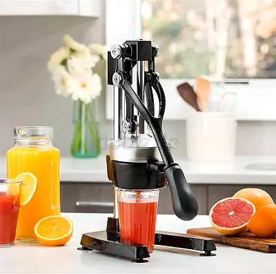 Professional Manual Metal Hand Citrus Juicer Lemon Squeezer With Lever Lime Orange Pomegr