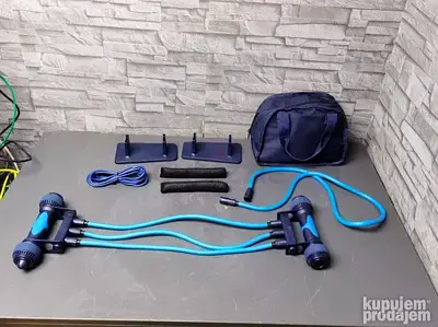 Resistance Tube Set with Handles, Door Anchors and Carry Bag