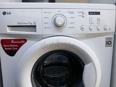 Lg direct drive 7kg A++ washing machine white colour new model