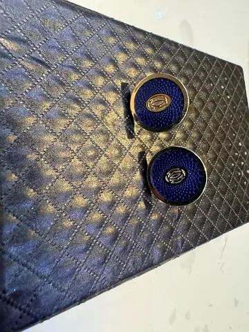 Cartier Original Blue Cufflinks (no box)