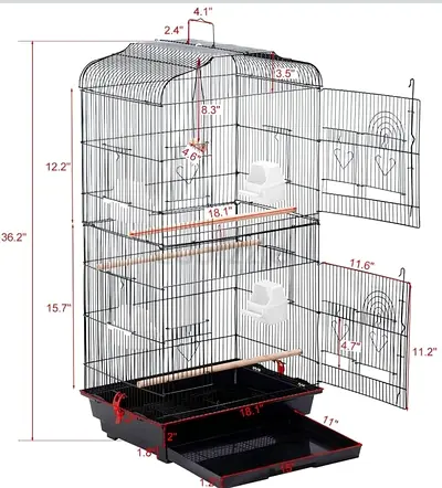Parrot cage large