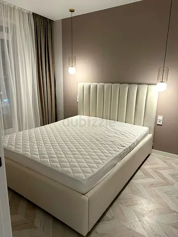 Modern Bed with Headboard for Sale