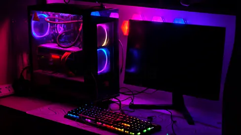 Rx 6800xt PC Setup with RGB Lighting