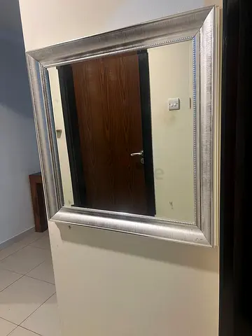 Elegant Silver Framed Mirror