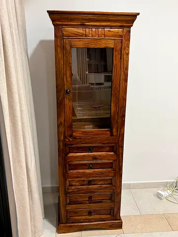 Solid Wood display unit- display cabinet- vitrine cabinet
