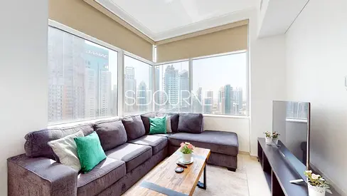 Fully Furnished 1BR | Marina View| Flexible Bills Option | Monthly/Yearly Stay