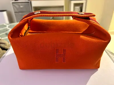 Hermès Bride-a-Brac PM Canvas Bag – Orange