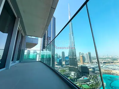 High-Floor Apartment | Huge Balcony | Stunning Burj Khalifa Views