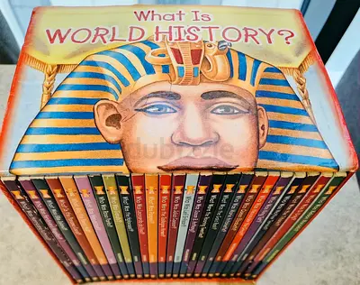 25 books set - What Is World History? — Illustrated History Book (used)