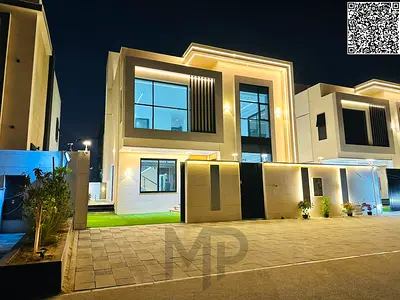 مقدم 10% – فيلا فاخرة للبيع على الشارع الرئيسي – طابقين + رووف + مسبح – 5 غرف ماستر – شامل رسوم التسجيل والتمليك – تملك حر لجميع الجنسيات – عجمان