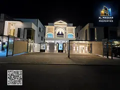 A villa for sale on the main street, ready to move into, in one of Ajman's most prestigious area