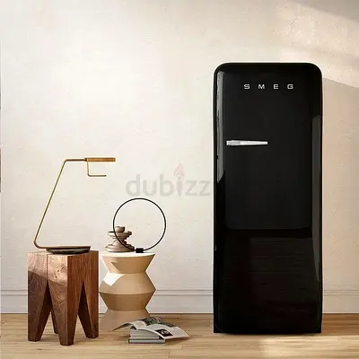 Smeg Retro Style Single Door Refrigerator Black