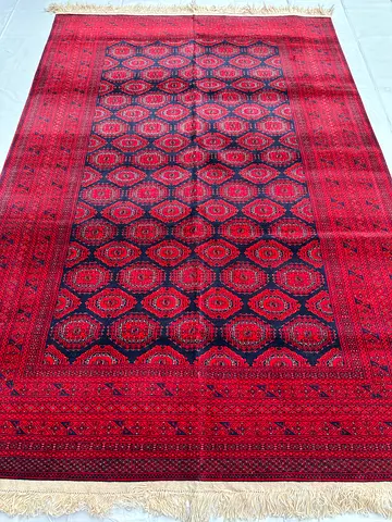 3x2m Handmade Sarook Afghan Wool Carpet