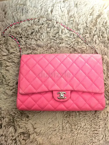Authentic Chanel Pink Quilted Handbag