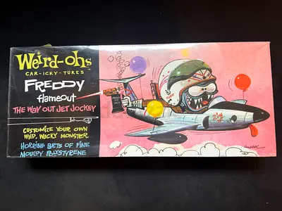 Vintage Hawk Weird-Ohs “Freddy Flameout” Model Kit – Sealed