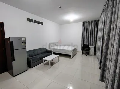 Furnished Big Hall Room with Dedicated Washroom Near Hamdan Street