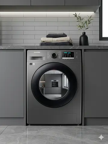 Samsung model WW80TA046AX/GU 8KG Front Load Washing Machine Hygiene Steam, Eco Bubble