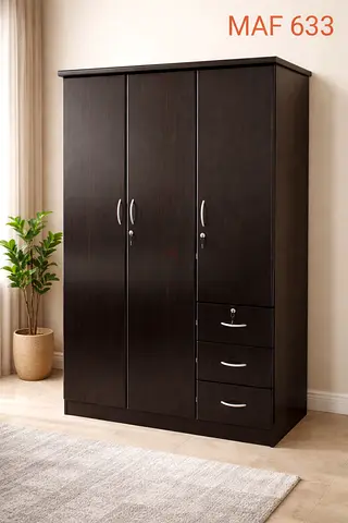Brand New 3door wardrobe available made in Thailand