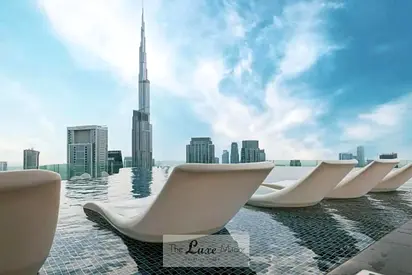 Luxe High-Floor 2BR Sea View | Best Infinity pool | Paramount Midtown ,Business Bay | AED 12999/month – AED 4,000/week | All Bills Included