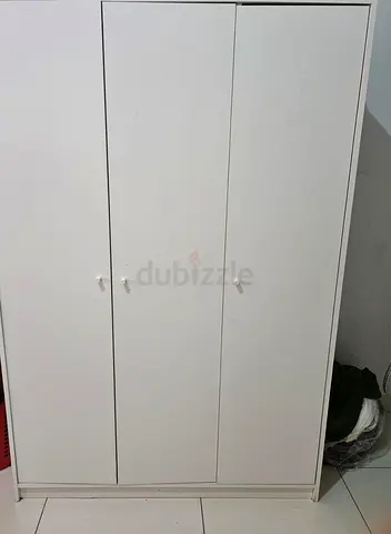 White Rectangular Wardrobe