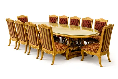 Luxury Classic 12-Seater Dining Set