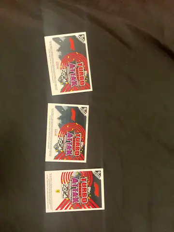 Turbo Attack Collectible Stickers