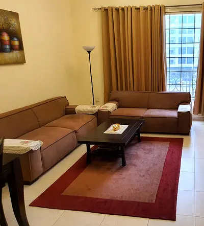 Full Living / Seating Room Set (2 Sofas, Middle table  Carpet)
