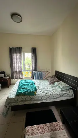 Bed space in studio apartment